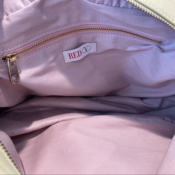 RED VALENTINO Cut Out Polka Dot Bowling Bag - Picture 3 of 4